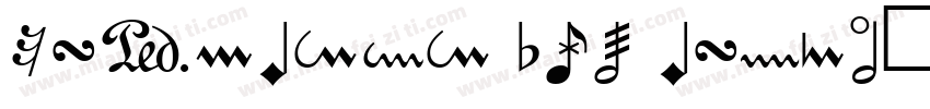 NotaBene W03 Bold字体转换